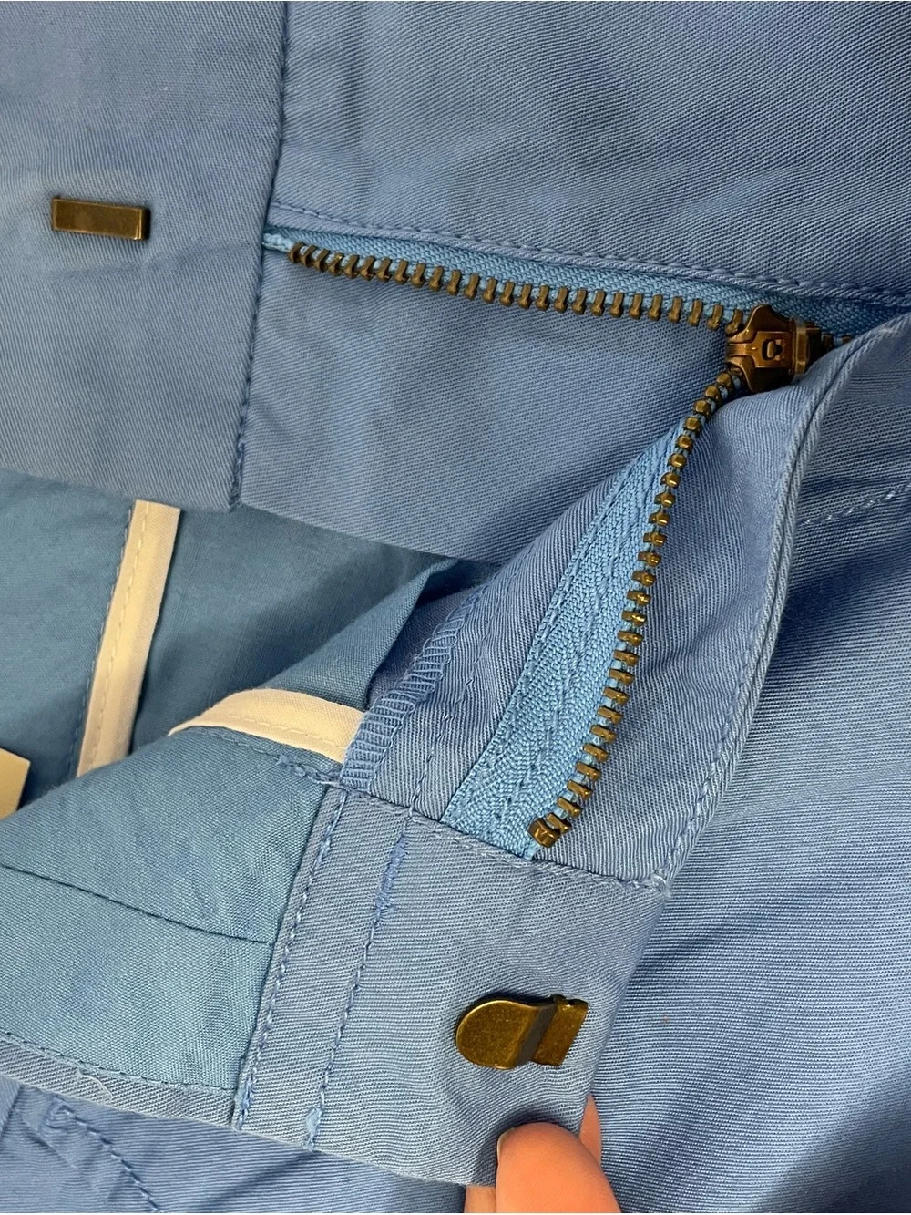J. Crew Women’s Chino Shorts in Blue